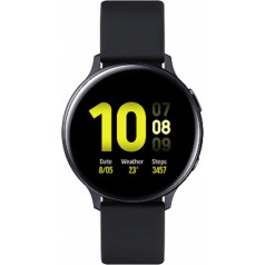 Samsung Galaxy Watch Active2 Explorer Edition, fitnesa trenažieris, izgatavots no alumīnija, liels displejs, ilgi kalpojošs akumulators, aizsargāts pret ūdeni, 40 mm, iekļauts 2x aizsargplēve, LTE, melns