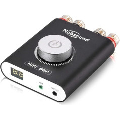 Nobsound NS-20G 200W audio pastiprinātājs, mini digitālais jaudas pastiprinātājs ar Bluetooth 5.0 HiFi Stereo mikrofoniem