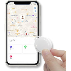 Winnes Bluetooth Tracker, Key Finder Mini Smart Tag Anti Loss App Hidden Locator bērniem, suns, kaķis, bagāža, maki, čemodāns, ūdensizturīgs, nomaināms akumulators