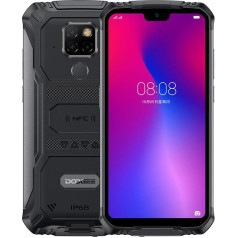 DOOGEE S68 Pro āra viedtālrunis bez līguma, Helio P70 Octa Core 6GB + 128GB, IP68 ūdensizturīgs mobilais tālrunis, 6300 mAh akumulators (bezvadu uzlāde), 21MP + 16MP AI kamera, 5,9