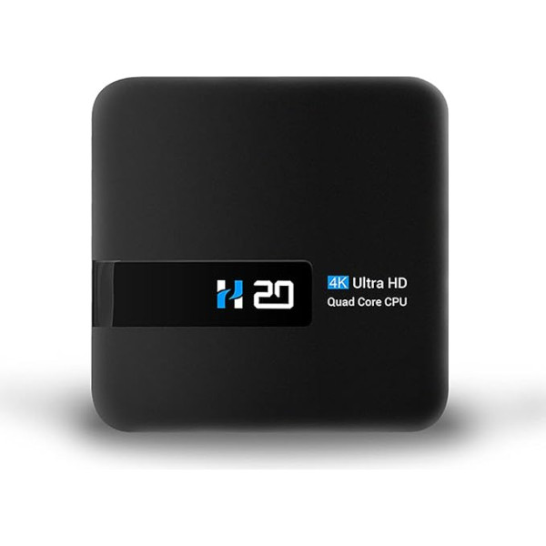 H20 Android 10 0 TV Box, Smart TV Box RK3229 USB 2 0 Ultra HD 4K HDR Android TV Box, atbalsta ekrāna dublēšanu, 8GB RAM 128GB ROM Set Top TV Box