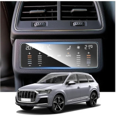 RUIYA Savietojams ar Audi A6 A7 2019-2024 Navigācijas ekrāna aizsargstikls, 164 x 52 mm Navigācijas ekrāna aizsargstikls HD rūdīta stikla aizsargplēve A6 Aizsargplēve GPS Touchscreen rūdīta stikla ekrāna aizsargstikls