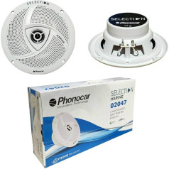 2 skaļruņi Saderīgs ar Phonocar SELECTION 02047 2-Way Marine Coaxial 16,50 cm 165 mm 6,5 collas 35 W RMS 90 W Max Ūdensizturīgs laivu pāri