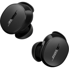 Bose QuietComfort bezvadu austiņas ar trokšņu slāpēšanu, dzīvesveida Bluetooth austiņas ar aktīvu trokšņu slāpēšanu, līdz 8,5 stundām akumulatora darbības laiks, melnas krāsas