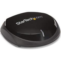 StarTech.com Bluetooth 5.0 audio uztvērējs ar NFC - BT audio adapteris stereo sistēmām, HiFi, pastiprinātājiem - 20 m diapazons, aptx - 3,5 mm/RCA vai digitālais Toslink/SPDIF optiskais izeja - (BT52A)