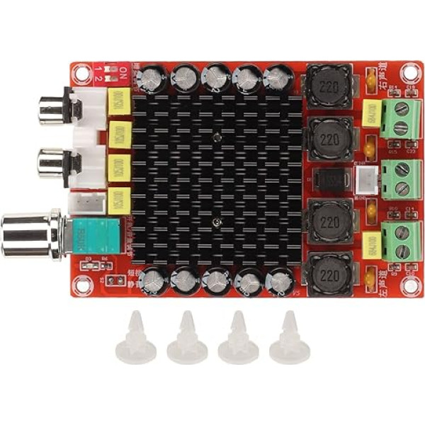 Okuyonic Digital Power Amplifier PCB Mini karte Stereo skaņas pastiprinātājs Divu kanālu D klases drošības aizsardzība XH M5100 mājas kinozālei