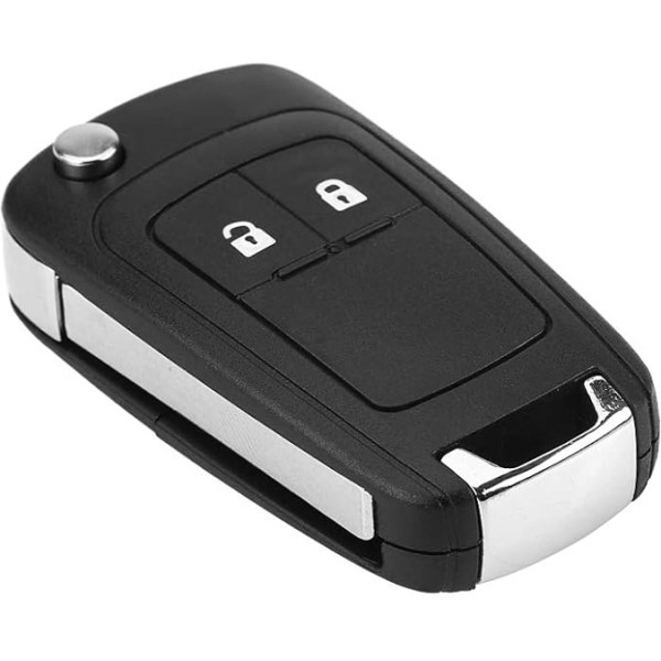 Atslēgu futrālis, 2 pogu Flip Folding Remote Car Key Shell Case Uncut Balde atslēgu futrāļa nomaiņa Vauxhall priekš Astra priekš Insignia