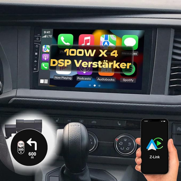 Dynavin Automobiļu radio navigācijas sistēma VW Golf 7 Passat B8 Tiguan Polo Skoda Octavia Superb, 9/10,1 collu OEM radio ar Bluetooth, DAB+, saderīgs ar Carplay un Android Car