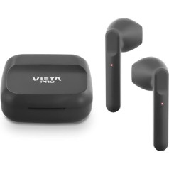 Vieta Pro Joy bezvadu austiņas ar Bluetooth 5.4, skārienvadību un brīvroku zvanīšanu, austiņas ar mikrofonu un 20 stundu ilgu akumulatora darbības laiku, ūdensizturīgas austiņas ar lādēšanas kārbu