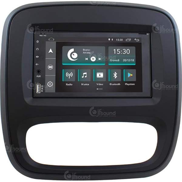 Costum Fit Automobiļu radio Fiat Talento Android GPS Bluetooth Bluetooth WiFi Dab USB Full HD skārienjūtīgais ekrāns 6,2 collu Easyconnect