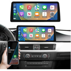 Road Top 12,3 collu autoradio ar skārienjūtīgo ekrānu Wireless Carplay Android automašīnai BMW 3. sērijas E90/E91/E92/E93 2005-2008 gadam ar CCC sistēmu, atbalsta bezvadu Mirrorlink navigāciju