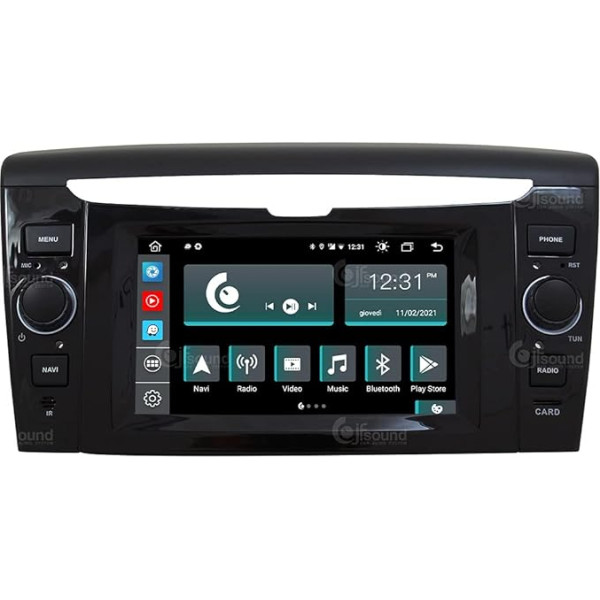 Personalizēts auto radio priekš Lancia Ypsilon Standard bez priekšējā USB USB Android GPS GPS Bluetooth Bluetooth WiFi USB DAB+ Touchscreen 7 Inch 8Core Carplay Android Car