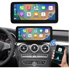 Road Top 12,3 collu autoradio bezvadu CarPlay Android auto skārienjūtīgais ekrāns Mercedes Benz C GLC V klases W205 W447 2016-2018 gadam ar NTG5.0/5.1/5.2 sistēmu, atbalsts Mirrorlink ..