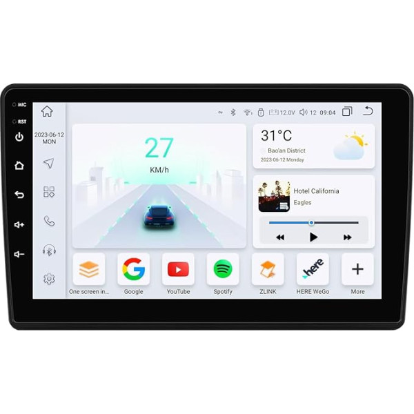 Android 13 Auto radio 9 collu skārienjūtīgais ekrāns 8 kodolu Fiat Ducato 2006-2015 WiFi bezvadu Android Car & Wireless Carplay Bluetooth WiFi 4G GPS RDS AM/FM (2006-2015)