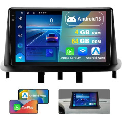 Dvrmedia Auto Radio 4GB + 64GB Android 13 priekš Renault Megane 3 2008-2014 9