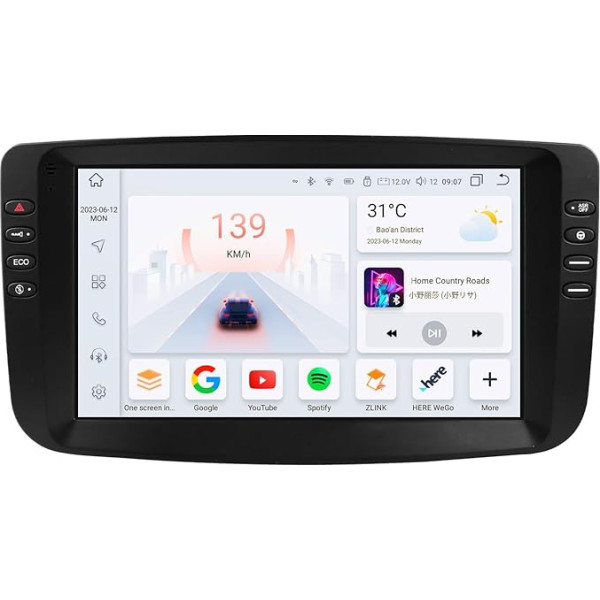 Android 13 Auto radio 9 collu skārienjūtīgais ekrāns 8 kodolu Fiat Linea Pundo EVO 2012-2015 WiFi CarPlay/Android Car Bluetooth 4G LTE RDS OPS SWC DSP