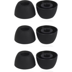 Ultra Comfort Galaxy Buds2 Pro Ohrstöpsel Ersatz, Galaxy Buds2 Pro Kopfhörer-Ohrstöpsel-Set, Silikon-Ohrstöpsel, Zubehör, Schwarz, 3 Paar