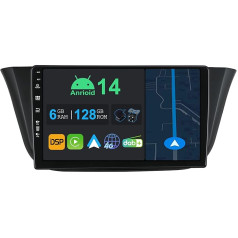 YUNTX 9 collu Android 13 auto radio ar satelītnavigāciju Fiat Iveco Daily VI 2014-2021 | Octa Core | 6GB 128GB | Iebūvēts 4G LTE | CarPlay un Android Car | DSP | DAB | HDMI | Dual Band WiFi | Bluetooth 5.0