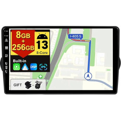 BXLIYER -[8G + 256G, 8-core] Android 12 IPS auto radio Fiat Egea Tipo (2015-2018) - Bezvadu CarPlay/Android Car/DSP - LED kamera un mikrofons - 9 collu 2 DIN - DAB stūres rata vadība Fast Boot 360-CAM