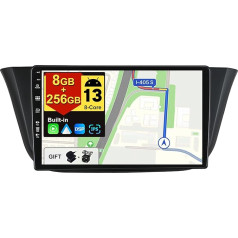 BXLIYER - 8G+256G, 8-core - Android 12 IPS autoradio Iveco Daily VI (2014-2021) - Bezvadu CarPlay/Android Auto/DSP - LED kamera un mikrofons - 9 collu 2 DIN - DAB stūres rata vadība Fast Boot 360-CAM