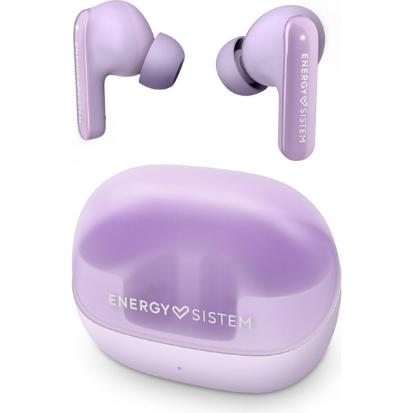 Energy Sistem Serenity ANC True Wireless Noise Cancelling Austiņas (4 mikrofoni, Bluetooth 5.3, pārstrādāta plastmasa, 25 stundu akumulatora darbības laiks, IPX4 sertifikāts)