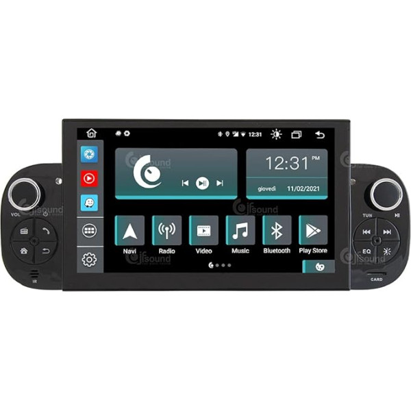 Universāls auto radio priekš Fiat Panda 2022 Android GPS Bluetooth Bluetooth WiFi USB DAB+ Touchscreen 6.2 collu 8Core Carplay Android Car