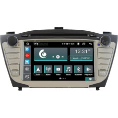 Personalizēts auto radio Hyundai IX35 ar standarta radio ligzdu Android GPS Bluetooth Bluetooth WiFi USB DAB+ Touchscreen 7 collu 8Core Carplay Android Car