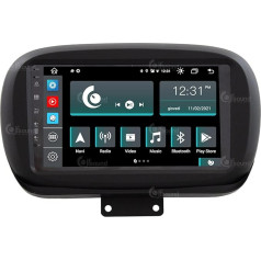 Personalizēts auto radio Fiat 500X Android GPS Bluetooth Bluetooth WiFi USB DAB+ Touchscreen 9 collu 8Core Carplay Android automašīnai