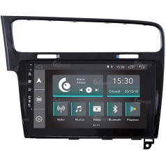 Pielāgots auto radio Golf 7 Android Gps Bluetooth WiFi DAB USB Full HD skārienjūtīgais ekrāns 10 collas