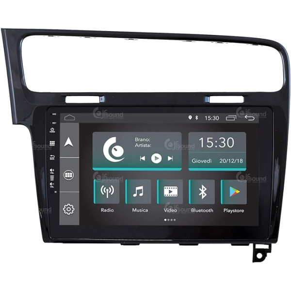 Pielāgots auto radio Golf 7 Android Gps Bluetooth WiFi DAB USB Full HD skārienjūtīgais ekrāns 10 collas