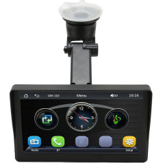 Fockety Android auto stereo, 7 collu skārienjūtīgais ekrāns Bluetooth auto radio, multimediju atskaņotājs ar aizmugures skata kameru, MirrorLink, USB auto video atskaņotājs, MP5 atskaņotājs Carplay, Android automašīnai