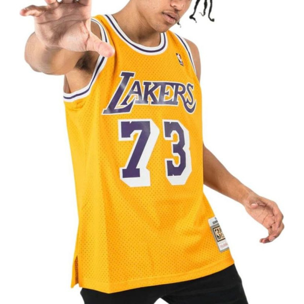 Mitchell & Ness Los Angeles Lakers NBA Swingman Jersey Lakers 1998 Dennis Rodman M SMJYCP20064-LALGOLD98DRD / L