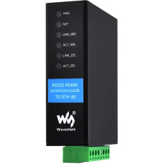 Waveshare RS232 RS485 uz RJ45 Ethernet Seriālais serveris Divu kanālu neatkarīga darbība Divi Ethernet porti Kopējie tīkla porti Modulis Divvirzienu caurspīdīga pārraide