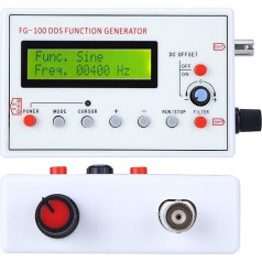 Funkcijų generatorius FG 100 DDS funkcijų generatorius Sinusinis dažnis 1 Hz - 500 KHz Skaitiklio signalo šaltinis Generatorius Matuoklis