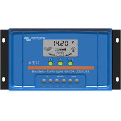 Victron Energy BlueSolar LCD&USB PWM 30A 12/24V lādēšanas kontrolieris