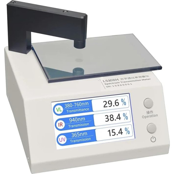 UV-Messgerät Transmissionsmessrät for töntes Fensterfolien mit UV-IR VL 108H Schnelle Messgeschwindigkeit