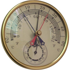 Gartenthermometer, Hygrometer, Innen- und Außenbereich, Temperatur- und Luftfeuchtigkeitsmesser mit regenfestem Design, Gewächshaus-Wetterstation