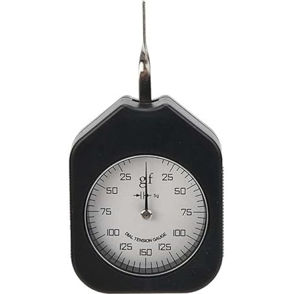 Digitales Kraftmessgerät, Zifferblattspannungsmesser Spannmesser Single Nadel Switch Dynamometer 100g / 150g / 300g for Messwerksmesswerkzeuge Einfache, tragbare Messgeräte(150g)