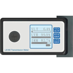 UV-Messgerät O50 Tragbares Solarfilm-Transmissionsmessgerät, Testfenstertönung, UV-IR-Unterdrückung, Durchlässigkeit for sichtbares Licht, mit Aufbewahrungstasche Schnelle Messgeschwindigkeit