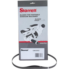 Starrett Univerz Bandsägeblätter, tragar, kabellos, 733 x 13 x 0,35 mm, 18 TPI, 3 Stück