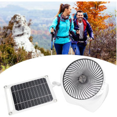 Lüfter mit Solarpanel-Antrieb, 5 V, Solarpanel 4,5 W, Solar-Lüfter für Mobiltelefone, 5 V, Lüfter 6 W, 6 V, Maximale Leistungsspannung Vmpp, Maximale Leistung des Solarpanels, Pmax-Lüfter,