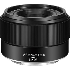 JINTU AF 27 mm F2.8 Car Focus objektīvs Prime kameras objektīvs Portretu ceļojumu fotoattēli priekš Sony E Mount APS-C Mirrorless A7C a7III a7RIII a7SIII a7IV a7RIV a7RV a9 A1 FX3 a6000 a6100 a6400 a6500 a666 00 NEX