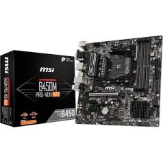 MSI B450M PRO-VDH MAX AMD AM4 DDR4 m.2 USB 3.2 Gen 2 HDMI Micro-ATX motherboard