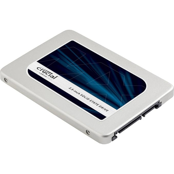 Crucial MX500 CT2000MX500SSD1 (Z) 2TB (3D NAND, SATA, 2,5 collu, iekšējais SSD)