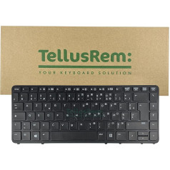 TellusRem Rezerves tastatūras franču fona apgaismojums priekš HP 840 G1, 840 G2, 850 G1, 850 G1, 850 G2