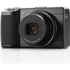 Ricoh GR IIIx Digitalkamera [Brennweite 40 mm] [Ausgestattet mit großem CMOS-Sensor im APS-C-Format mit 24,2 Mio. Pixel] [Die ultimative Schnappschusskamera]