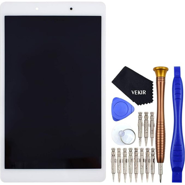 VEKIR White LCD Touch Screenizer Ekrāna displejs priekš Samsung Galaxy Tab A 8.0 2019