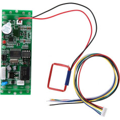 RFID nolasīšanas modulis, līdzstrāvas 9-12 V RFID modulis piekļuves kontrolei, 125 kHz modulis, piekļuves kontrolieris, RFID modulis, iegultais piekļuves modulis, durvju piekļuves kontrolieris