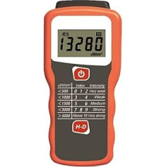 Digitālais UV-Indexmessrät, UV-Strahlungsindex-Tester for Sonnenlicht, Sonnenschutz, Solaolie, Blockierung, Leistungsdetektor