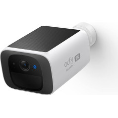 eufy Security videokamera S220 SoloCam, 2K attēls, Nonstop Power mit Solar, 2,4 GHz WLAN, bez ABO, bez ikmēneša izmaksām (vispārīgi pieejamas)